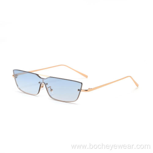 fashion sunglasses one piece metal frame sunglasses wholesale sun glasses